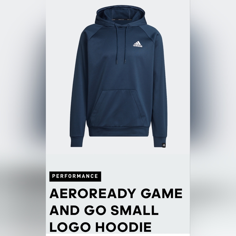 ADIDAS Training Aeroready Game and Go Logo Hoodie - Picture 4 of 12